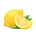 One lemon whole and one halved, standing in for the citrus smell of the herb