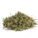 Dark green sencha leaves scattered loose